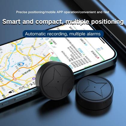 Imagem de Rastreador anti-perda GPS Strong Magnetic Car Vehicle Tracking, minilocalizador GPS multifuncional, monitoramento, gravação automática/retorno de chamada ativado por voz com aplicativo, para veículos