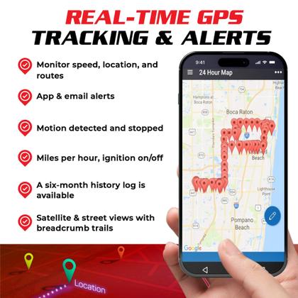 Imagem de Rastreador GPS de veículos Spy Spot 4G com interruptor de interrupção de fio rígido