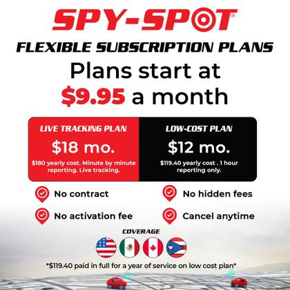 Imagem de Rastreador GPS de veículos Spy Spot 4G com interruptor de interrupção de fio rígido