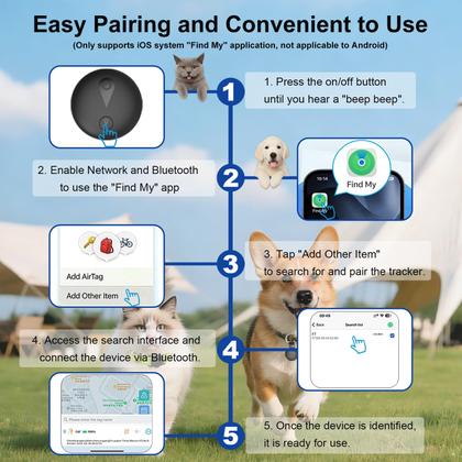 Imagem de Rastreador GPS para animais de estimação Focushine para cães e gatos à prova d'água