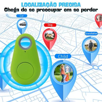 Imagem de Rastreador Localizador Inteligente Antiperda Bluetooth ITAG Com GPS Para Mala Animal Carro Chave
