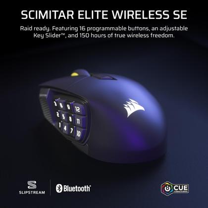 Ratón para Juegos Corsair Scimitar Elite Wireless SE 33,000 DPI