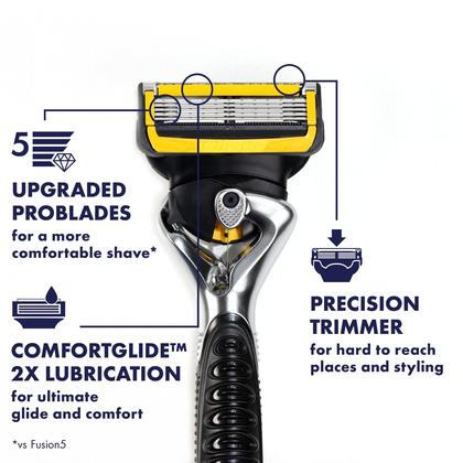 Shield Razor Combine Razor Blade reabastece Gillette ProGlide Shield para homens x8 - Lâmina ...
