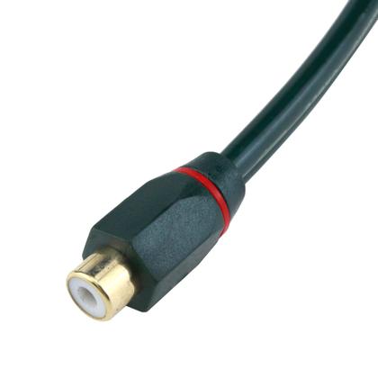 Imagem de RCA Splitter Sydien, 1 fêmea para 2 machos, 30,5 cm, pacote com 2