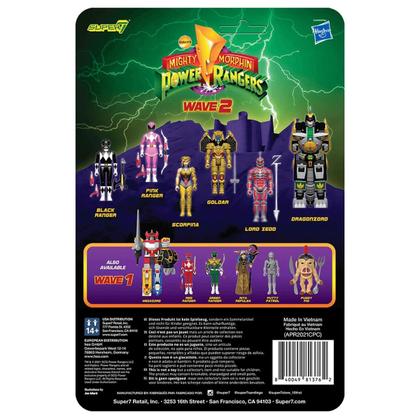 Reaction 10Cm Power Rangers Mighty Lord Zedd Super 7 - Livros de