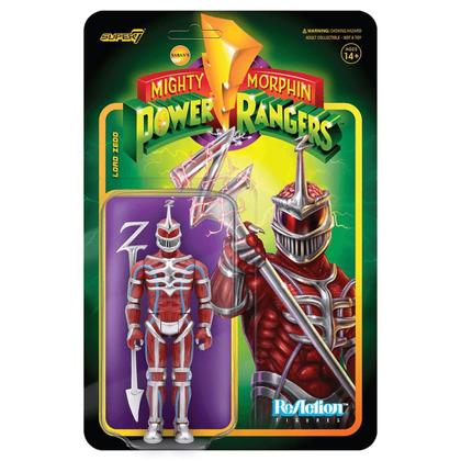 Reaction 10Cm Power Rangers Mighty Lord Zedd Super 7 - Livros de