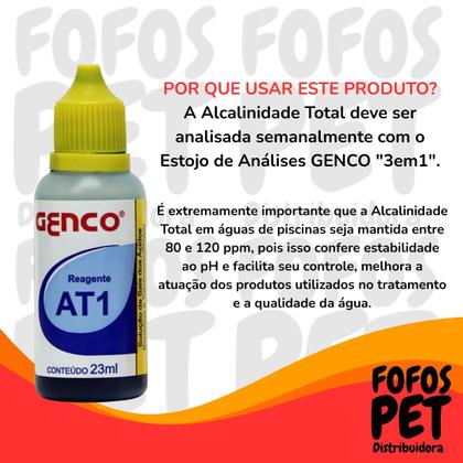 Imagem de Reagente At1 Genco Para Análise De Alcalinidade Total de águas de piscina