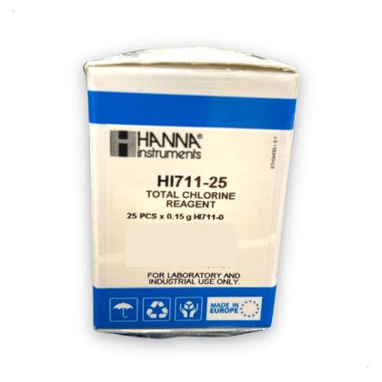 Imagem de Reagente para Cloro Total 25 testes - Hanna HI711-25