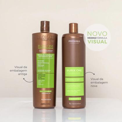 Imagem de Realinhamento Capilar Burix One Prohall 1l + Kit Select Care