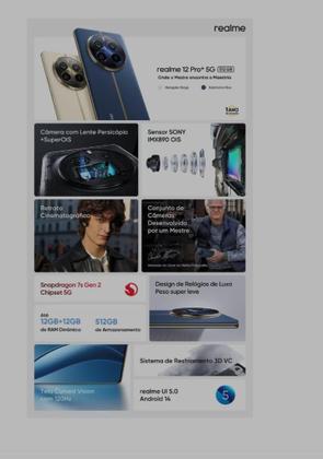 Imagem de Realme 12 Pro PLUS 5g Dual 12gb Ram 512gb Nfc Bege Versão Global