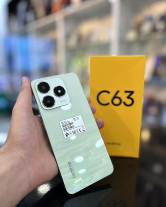 Imagem de Realme C63 256GB/128GB + 16GB RAM, Tela 6.74" 50MP, IPX54, NFC - Smartphone 2024 com Design Premium