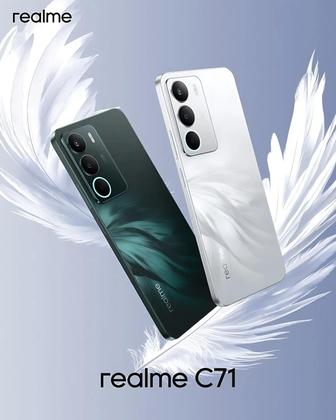 realme C71 128GB フォレストアウルカラー Smartphone Realme C71 4GB RAM 128GB Versão Global Tela 6,67