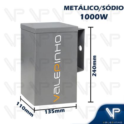 Imagem de Reator para lâmpada vapor sódio/metálico 1000w 220v(uso externo) 