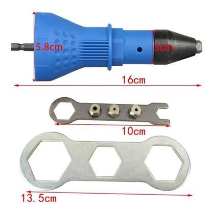 Imagem de Rebitador Rebitadeira Adaptador Para Parafusadeira Rebite