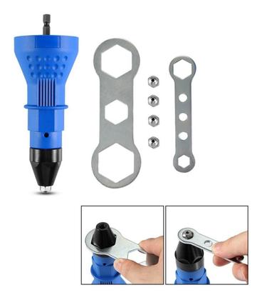 Imagem de Rebitador Rebitadeira Adaptador Para Parafusadeira Rebite