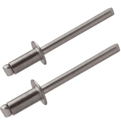 Imagem de Rebite Aço Inox 316 de Repuxo pop 304 A2  3.2x16  c/ 50peças