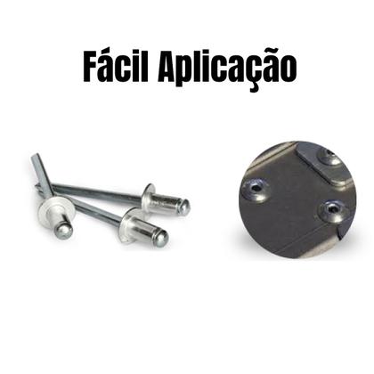 Imagem de Rebite Pop Repuxo Alumínio 412 - 4,0 X 12mm 1000 Peças
