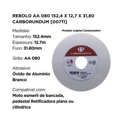 Imagem de Rebolo aa 080 152 x 12 x 31 carborundum