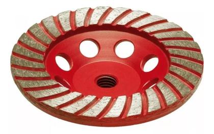 Imagem de Rebolo Diamantado 180mm X Rosca M14 Para Concreto