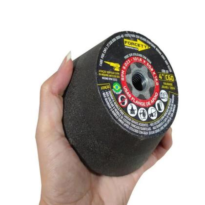 Imagem de rebolo diamantado 4 polegadas grão 80