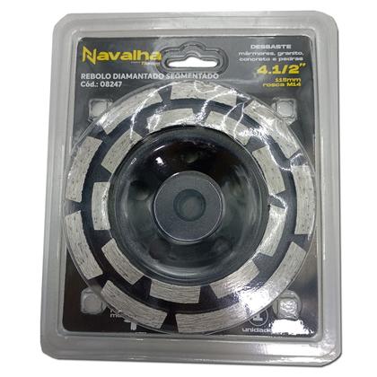 Imagem de Rebolo diamantado navalha segmentado