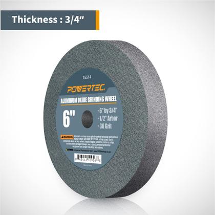 Imagem de Rebolo POWERTEC Bench Grinder de 6 polegadas 36 Grit