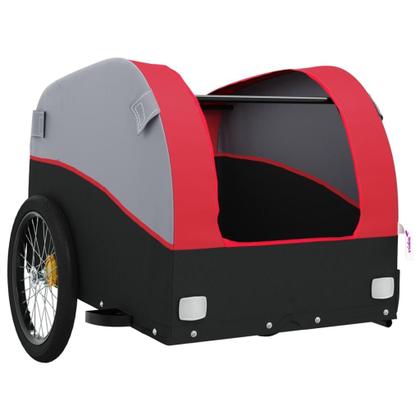 Imagem de Reboque de carga de bicicleta vidaXL Sturdy Iron com capacidade de carga de 45 kg