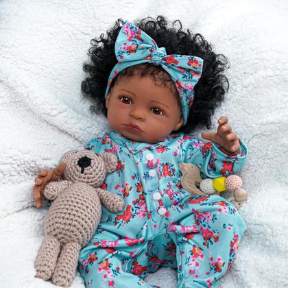 Imagem de Reborn de Silicone Realista Brastoy Original Boneca Pode Dar Banho Kit Conjunto de Roupa Chupeta Mamadeira e Pelúcia