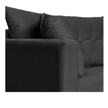 Imagem de Recamier Azura 140cm com Almofada Lado Direito Linho - Amarena Móveis