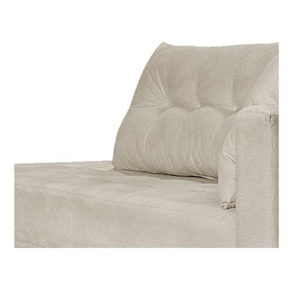 Imagem de Recamier Azura 140cm com Almofada Lado Esquerdo Suede - Doce Sonho Móveis