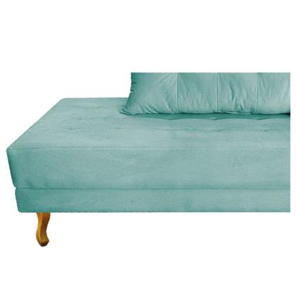 Imagem de Recamier Azura 160 cm com Almofada Lado Esquerdo Suede - ADJ Decor