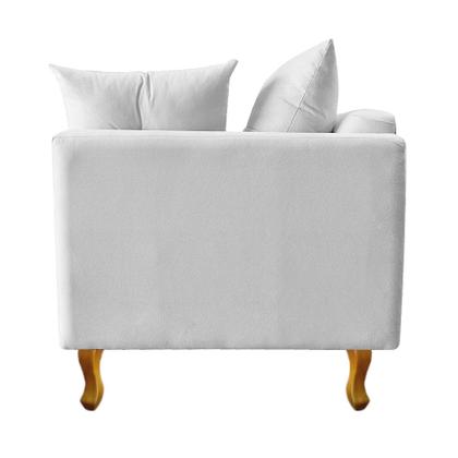 Imagem de Recamier Azura 160 cm com Almofada Lado Esquerdo Suede - ADJ Decor