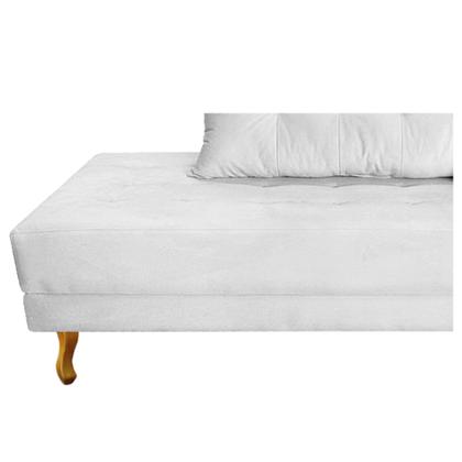 Imagem de Recamier Azura 160 cm com Almofada Lado Esquerdo Suede - ADJ Decor