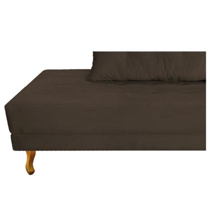 Imagem de Recamier Azura 160 cm com Almofada Lado Esquerdo Suede - ADJ Decor