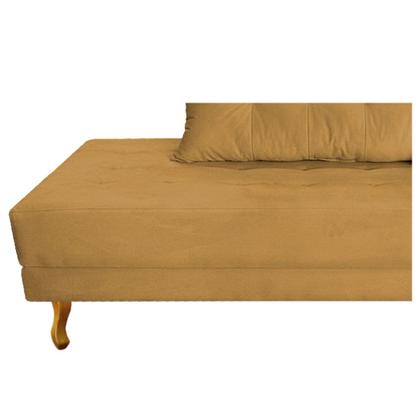 Imagem de Recamier Azura 160 cm com Almofada Lado Esquerdo Suede - ADJ Decor