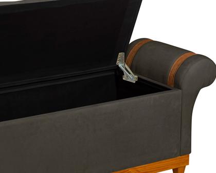 Imagem de Recamier Baú Banco Divã Luxo Atenas 1,50m Para Quarto E Sala Moderno Closet Sapateira