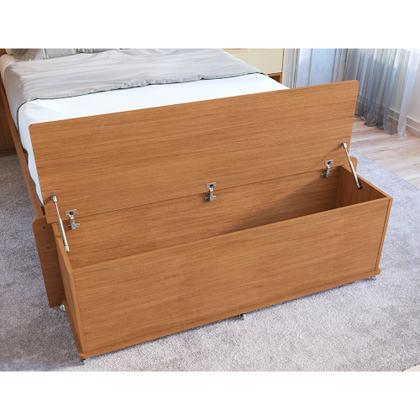 Imagem de Recamier Baú/banco Luca Versátile 1,35 Cedro
