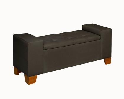 Imagem de Recamier Baú Berlin 150 cm Sapateira Quarto Puff Closet Nicho Organizador Cama Decoração Banco Elegante Brinquedo Calçadeira Roupas Enxoval