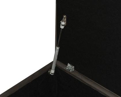 Imagem de Recamier Baú Divã Sara 155cm P/ Cama Queen Sapateira Pés de Madeira