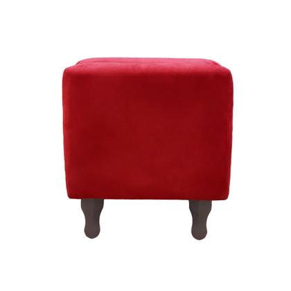 Imagem de Recamier Baú Félix 120cm Suede Vermelho - Bandiera Decor