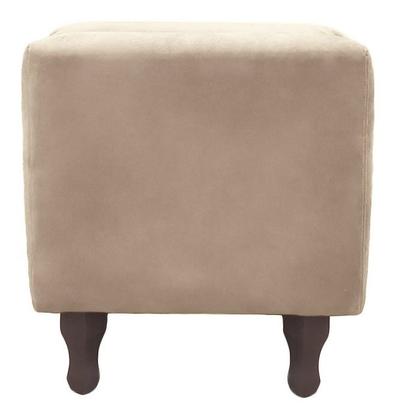 Imagem de Recamier Baú Félix 160cm Suede Bege Rosado