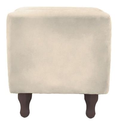 Imagem de Recamier Baú Félix 90cm Linho Bege - Dominic Decor