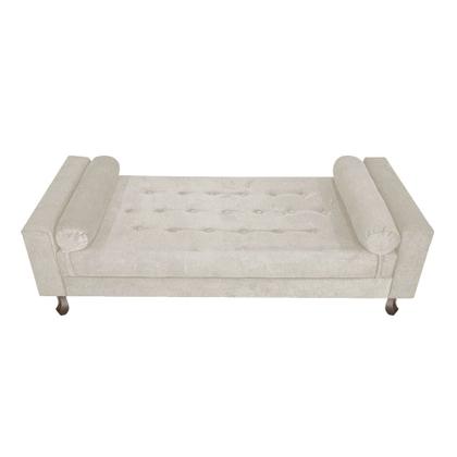 Imagem de Recamier Baú Félix King Size 195 cm Suede - Doce Sonho Móveis