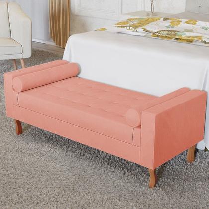 Imagem de Recamier Baú Félix Solteiro 160 cm Suede - Doce Sonho Móveis