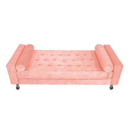 Imagem de Recamier Baú Félix Solteiro 160 cm Suede - Doce Sonho Móveis