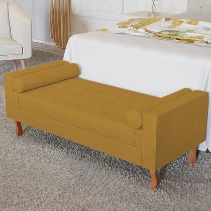 Imagem de Recamier Baú Félix Solteiro 160 cm Suede - Doce Sonho Móveis