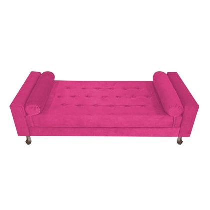 Imagem de Recamier Baú Félix Solteiro 160 cm Suede - Doce Sonho Móveis