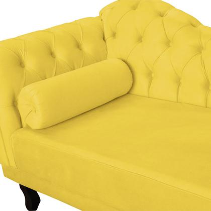 Imagem de Recamier Divã Capitonê Larissa - Lado Direito - Suede - Diversas Cores - Ds Estofados