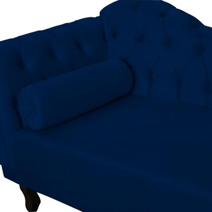 Imagem de Recamier Divã Capitonê Larissa - Lado Direito - Suede - Diversas Cores - Ds Estofados