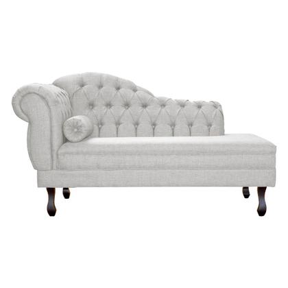 Imagem de Recamier Divã Namoradeira Larissa Lado Direito belo tok - Linho Bege